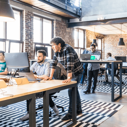 interior of digital marketing agency